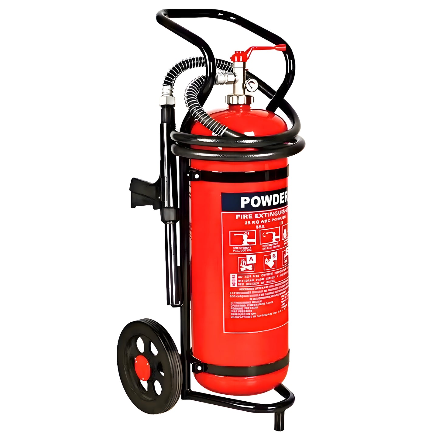 ABC Dry chemical Powder Fire extinguisher with Trolly